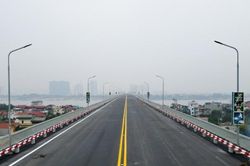 Sáng nay, chính thức thông xe cầu Thăng Long