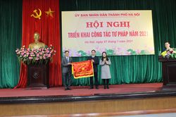 Thứ trưởng Nguyễn Khánh Ngọc dự Hội nghị triển khai công tác Tư pháp 2021 Hà Nội