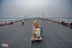 Các phương tiện xe buýt, ô tô đi lại thế nào sau khi thông xe cầu Thăng Long?