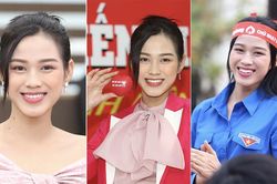 Những hình ảnh đẹp rạng rỡ của Hoa hậu Đỗ Thị Hà trong hành trình Chủ nhật Đỏ 2021