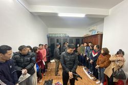 Triệt phá xới bạc của hàng chục đối tượng cộm cán ở Nghệ An