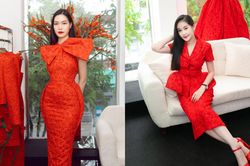 Lê Âu Ngân Anh xinh như mộng khi đi thử đồ, nhìn tới Hoa hậu Thùy Dung mới 'xỉu lên xỉu xuống'