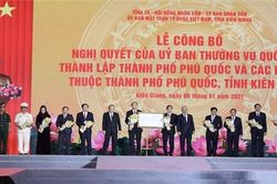 Chính thức thành lập TP. Phú Quốc