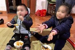 Hai cháu nhỏ bị bỏ rơi giữa trời giá rét kèm theo lá thư nói bố mẹ đã chết