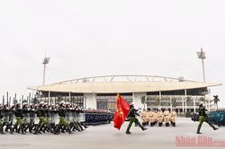 Lễ xuất quân, diễn tập phương án bảo vệ Đại hội Đảng toàn quốc lần thứ XIII