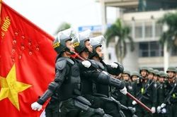 Xuất quân diễn tập phương án bảo vệ Đại hội đại biểu toàn quốc lần thứ XIII của Đảng