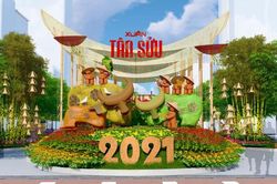 Khách thăm quan Đường hoa Nguyễn Huệ Tết Tân Sửu 2021 sẽ phải đeo khẩu trang