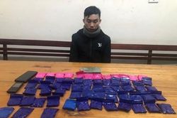 Bắt quả tang đối tượng vận chuyển 1 bánh heroin và hơn 12.000 viên ma túy