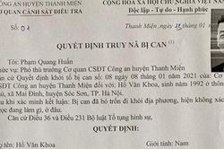 Truy nã đối tượng liên quan đến vụ nổ súng gây rối