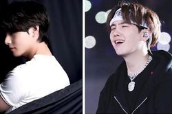 V BTS tung chiêu khoe cơ bắp, Suga chỉ biết cười trừ