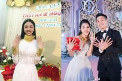 Sau Á hậu Thúy An, điểm danh loạt sao Việt vàng đeo 'đỏ người' trong ngày cưới