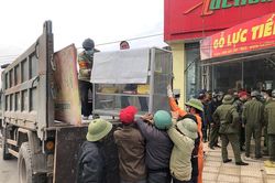 Huyện Ba Vì ra quân triển khai đợt cao điểm đảm bảo trật tự, an toàn giao thông phục vụ Tết