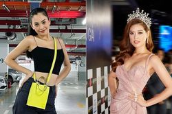 Tiểu Vy mặc giản dị mà 'chất' như fashionista, Khánh Vân khoe vòng một nóng bỏng