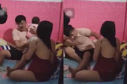 Chồng ôm con nhỏ mới 1 tuổi sang phòng nhân tình, vợ đến đòi con về còn lịch sự xin lỗi cả 'tiểu tam'