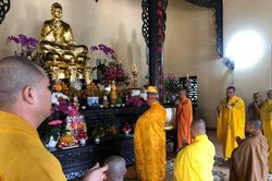 Khánh Hòa: An vị tượng Phật tại chùa Diên Tân
