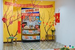 Tái hiện không gian Tết xưa trong trường đại học