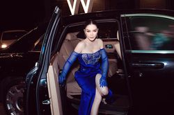 Lý Nhã Kỳ đi xế hộp 40 tỷ dự sự kiện
