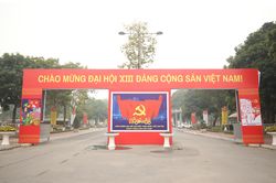 Chùm ảnh: Trung tâm hội nghị quốc gia sẵn sàng cho Đại hội Đảng