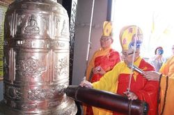 Quy Nhơn: Chùa Nhân Quả khai đại hồng chung, khánh thành tượng Bồ-tát