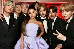Rộ tin đồn BTS sẽ hợp tác với Ariana Grande