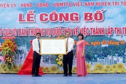 Công bố thành lập thị trấn Cô Tô