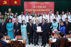 Đồng chí Nguyễn Văn Hiếu giữ chức Bí thư Thành ủy Thủ Đức