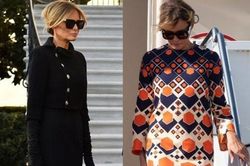 Giá 2 bộ đồ bà Melania Trump diện trong ngày rời Nhà Trắng
