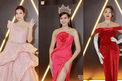 Ngắm Hoa hậu Đỗ Thị Hà và dàn cựu Hoa hậu khoe dáng xinh như mộng trên thảm đỏ