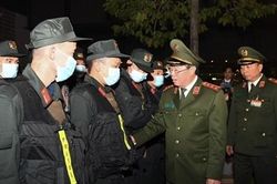 Thứ trưởng Bùi Văn Nam kiểm tra công tác đảm bảo an ninh, an toàn Đại hội XIII của Đảng