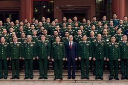 Quân ủy Trung ương gặp mặt đại biểu dự Đại hội XIII của Đảng