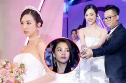 Á hậu Thúy An thay 5 bộ váy cưới lộng lẫy như công chúa, Tiểu Vy rơi nước mắt: 'Chú rể may mắn lắm'
