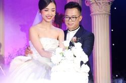 Á hậu Thúy An rạng rỡ bên chú rể tiến sĩ