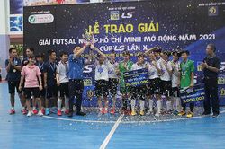 Thái Sơn Nam Quận 8 vô địch giải futsal TP.HCM mở rộng