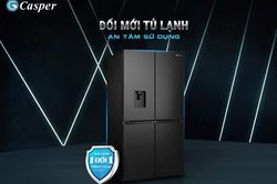Casper tiên phong bảo hành 1 đổi 1 trong 1 năm với sản phẩm tủ lạnh