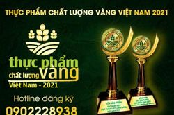 Chương trình Thực phẩm chất lượng vàng Việt Nam 2021 - Tôn vinh giá trị Việt