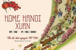 Đường hoa Home Hanoi Xuan 2021 sắp xuất hiện tại Hà Nội