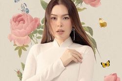 Người đẹp Phương Lê nền nã trong tà áo dài truyền thống