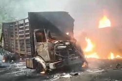 BREAKING NEWS: Cháy xe khách tại Cameroon, hơn 50 người thiệt mạng