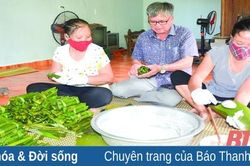 Dẻo thơm bánh lá răng bừa