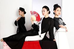 Ngắm loạt áo dài lấy cảm hứng từ dân ca quan họ của NTK Cao Minh Tiến