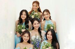 Dàn phù dâu trong đám cưới Primmy Trương - Phan Thành