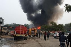Kịp thời ngăn chặn đám cháy trong khu Linh Đàm