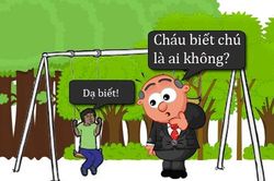 Truyện cười: Tưởng ai chứ chú thì cháu biết