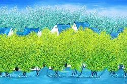 Sắc Xuân điểm họa của Phạm Khánh Thành