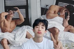 Wonho khoe loạt ảnh 'giường chiếu', dân mạng bấn loạn