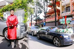 Cận cảnh dàn xe trăm tỷ xuất hiện trong đám cưới Phan Thành - Primmy Trương