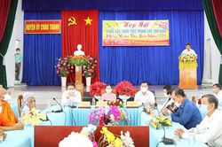 Châu Thành họp mặt chức sắc, chức việc mừng xuân Tân Sửu năm 2021