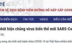 Việt Nam phát hiện chủng virus SARS-CoV-2 biến thể của Nam Phi