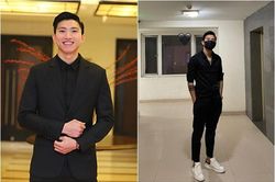 Văn Hậu diện vest chuẩn 'soái ca', Hải My có động thái tương tác