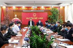 Tăng 2 ca mắc Covid-19, huyện Mê Linh kích hoạt 884 tổ giám sát cộng đồng phòng, chống dịch